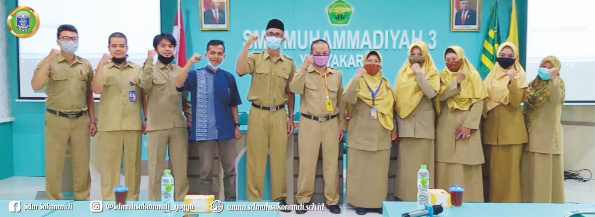 Studi Banding Tim Keuangan SD Muhammadiyah Sokonandi ke SMA Muhammadiyah 3 Yogyakarta