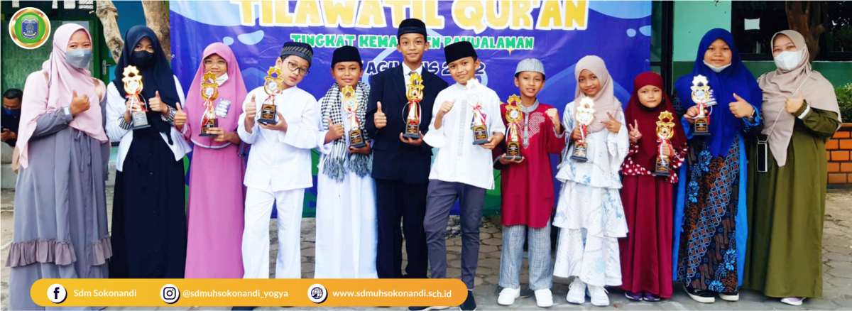 13 Siswa-Siswi Raih Juara, SD Muhammadiyah Sokonandi Juara Umum Lomba MTQ Kec. Pakualaman